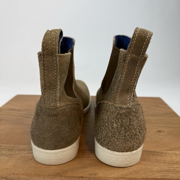 New Mens Bed Stu Vasari Taupe Distressed Suede‎ Ankle Chelsea Boots Size 10 M main image 7